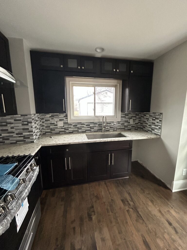 New kitchen built from the studs up